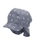 Casquette enfant réversible protège-cou éléphant bleu