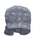 Gorra de pico reversible con protector de cuello azul elefante
