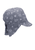 Gorra de pico reversible con protector de cuello azul elefante