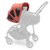 Solsejl med ventilationsvinduer Breezy Bee Sunrise Red
