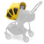 Capota solar con ventilación Breezy Bee Lemon Yellow