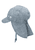 Peaked Cap met nekbeschermer Gestreept Medium Blauw