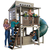 Maison cabane de jardin enfant toboggan Cozy Escape bois 29045