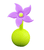 Capuchón de flor para sacaleches, morado