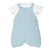 Set T-Shirt und Overall Sterling Blue