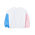 Sweatshirt Blok Color Briljant White