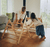 Triangle d'escalade enfant Pikler bois, medium