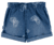 Levi's Kids Girls Scrunchi Shorts azul
