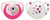 Schnuller Star Day and Night, Gr. 2 in pink/rosa