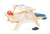 Set tavolino con panche Nicki per 4 Maxi, legno