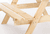Set tavolino con panche Nicki per 4 Maxi, legno