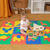 Puzzelmat voor baby's - Safari Dieren