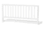 Barrera para cama Lea 100 x 45 cm blanco