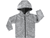 Sudadera infantil de peluche con capucha Llama gris melange