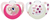 Chupete Star Day & Night , talla 2 en rosa/rosa