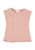 T-Shirt mit Ajourmuster rosa