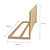 Bettschutzgitter frakant natur 140 cm