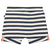 Shorts indigo a strisce