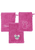 Waschhandschuhe 3er Pack Mabel rosa