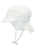 Casquette avec protection de cou blanc