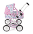 BAYER CHIC 2000 Mini Cuddle Pram SMARTY Flower