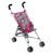 BAYER CHIC 2000 Mini Wózek spacerowy dla lalek Hot Pink Pearl