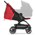 Kinderwagen Eezy S+ 2 Hibiscus Rood