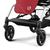 Kinderwagen Eezy S Twist+ 2 Silver Hibiscus Rood