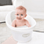 Babybadewanne in weiß / hellgrau