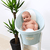 Babybadewanne in hellblau / hellgrau