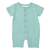 Vævet overall mørk pastel mint