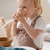 Juego de vajilla Kiddish first meal - amarillo mostaza