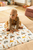 Krabbeldecke Waffelpique Motiv Sand Savanne 120x120cm