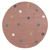 Alfombra infantil Happy Rugs Rad rosa/multi rund