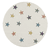 Vloerkleed Happy Rugs Fame creme/multi rond