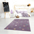 Tapis enfant Happy Rugs Fame mauve/multicolore