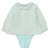 Bluse+Body pale mint kariert