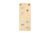 Rampe d'escalade enfant bois pastel