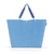 shopper XL twist azuurblauw