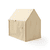 Tente de jeu cabane beige