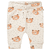 Broek beige gemêleerd patroon