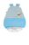 Jersey-Schlafsack "mucki AIR" color-blocking sky blue