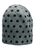 Slouch Beanie Dots Smoke Grey
