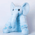 Peluche elefante Nio XXL azul