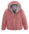 Fleecejacke mit Kapuze rosa