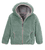 Hooded fleece jack mint