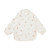Peto con mangas de viento flower Crema