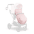 Kinderwagen Vision X Set Silver Melange Rose