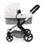 Design Passeggino duo per bambole Xeo rosa/grigio