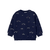 Jumper met auto- Print donkerblauw